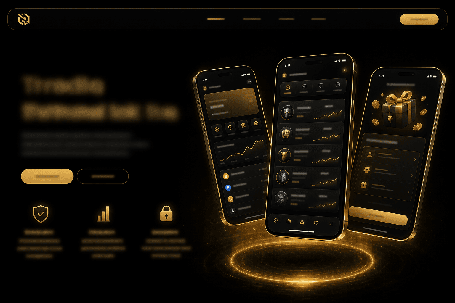 TradIQ app screens